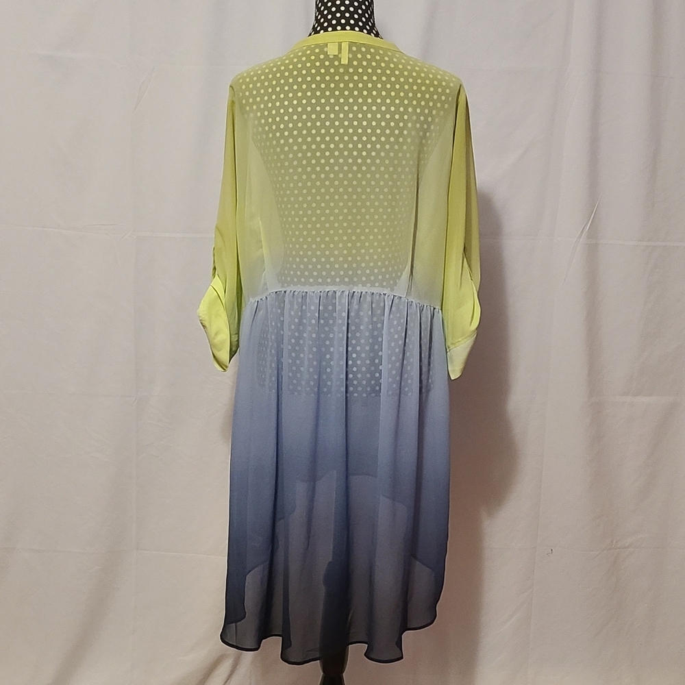 Cato Long Top Button Down Overlay - image 2